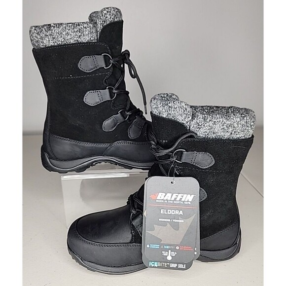 BAFFIN Shoes - NWT New Baffin Women's Eldora Waterproof Boot Breathable Leather Lined Size 7